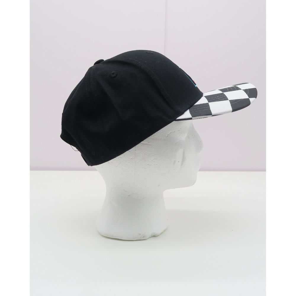 NASCAR Phoenix Raceway Snapback Hat Melonwear Black Checkered Brim Cap Mens OSFM - Picture 7 of 8